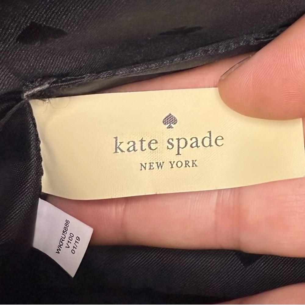 Kate Spade Reiley Medium Dome Satchel – Black Saffiano Leather - Picture 7 of 8
